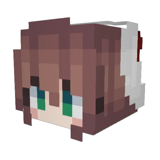 RC_Wong Minecraft avatar head, 3D render