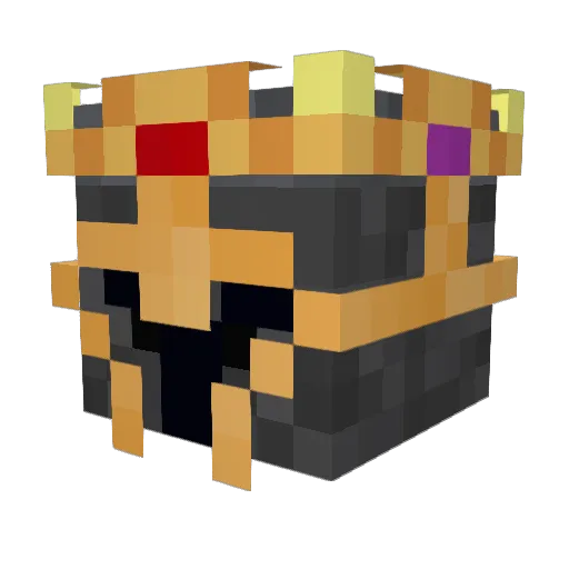RDB7 Minecraft avatar head, 3D render