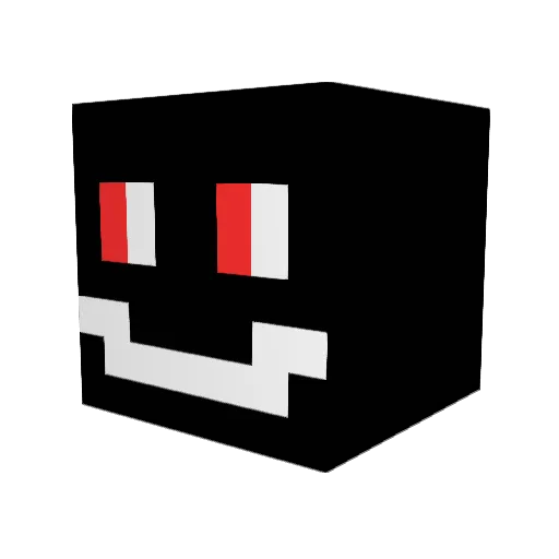 RDDWOL Minecraft avatar head, 3D render