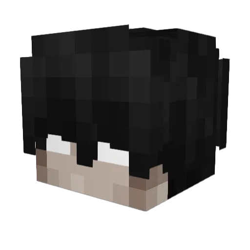 RDKYSZN Minecraft avatar head, 3D render
