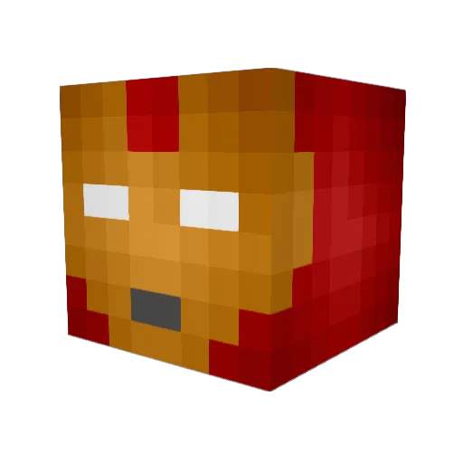 RDM221 Minecraft avatar head, 3D render