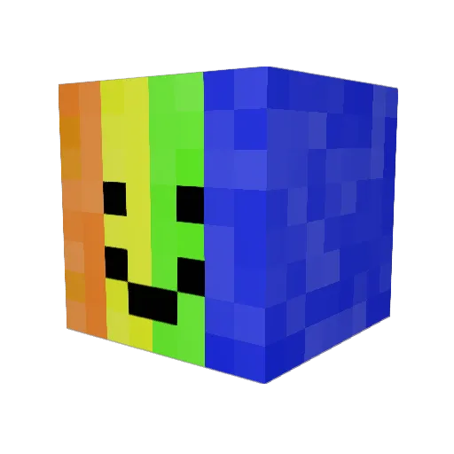RD_sheep Minecraft avatar head, 3D render