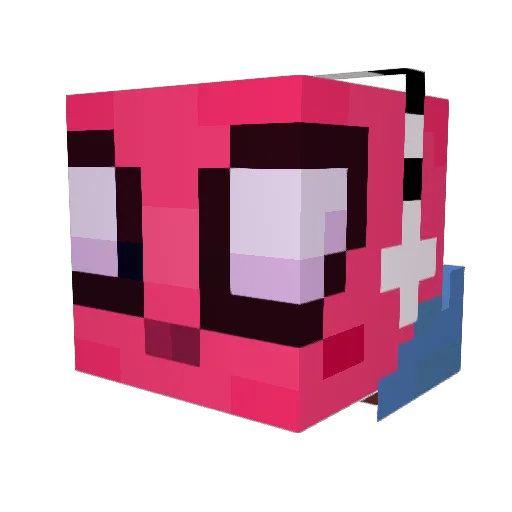 RDekuh Minecraft avatar head, 3D render