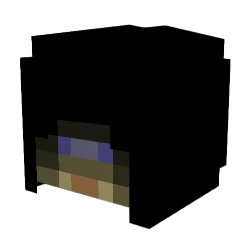 RDiamondcreeper Minecraft avatar head, 3D render