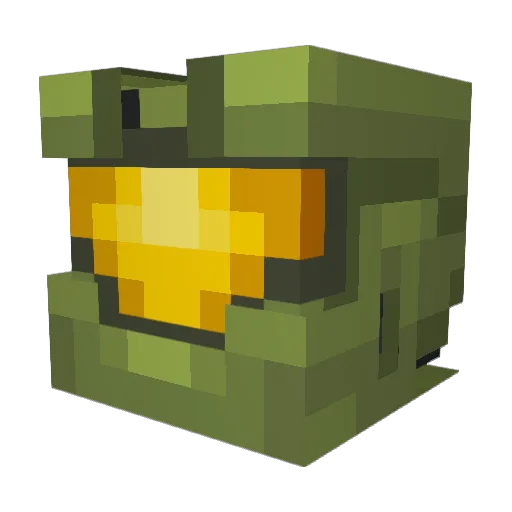 RE5T1NPEACE Minecraft avatar head, 3D render