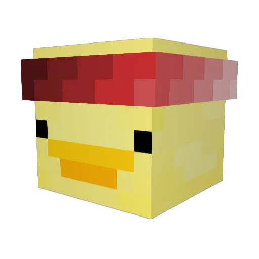 READY4DADDY Minecraft avatar head, 3D render