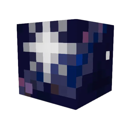 REALgeometron18 Minecraft avatar head, 3D render