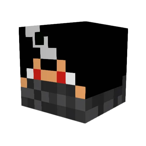 REAPER_NYX101 Minecraft avatar head, 3D render
