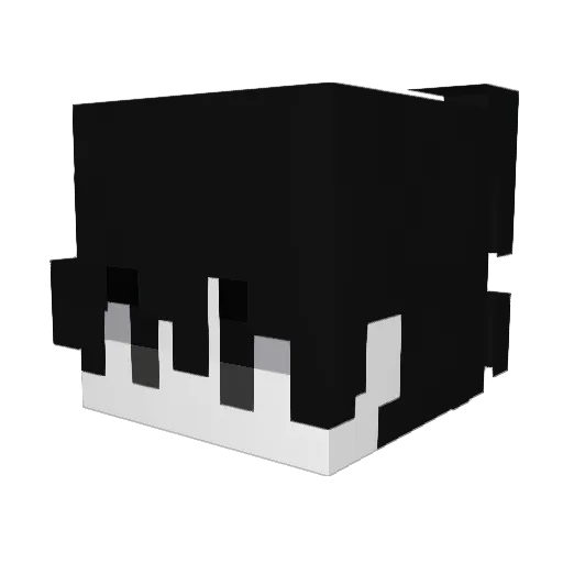 REBINDER Minecraft avatar head, 3D render