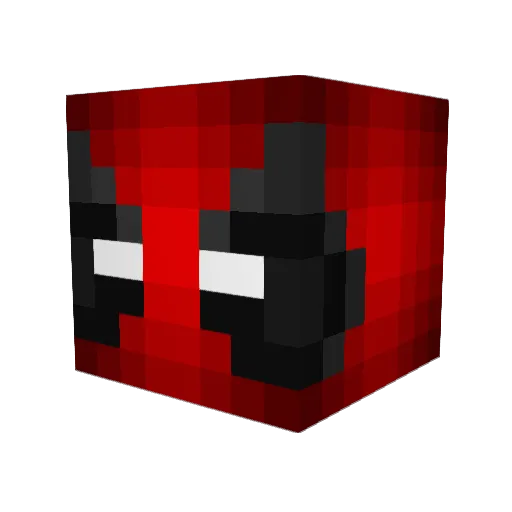 RECTpvp Minecraft avatar head, 3D render