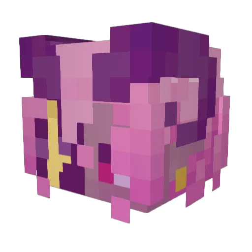 REDACTEDDS Minecraft avatar head, 3D render