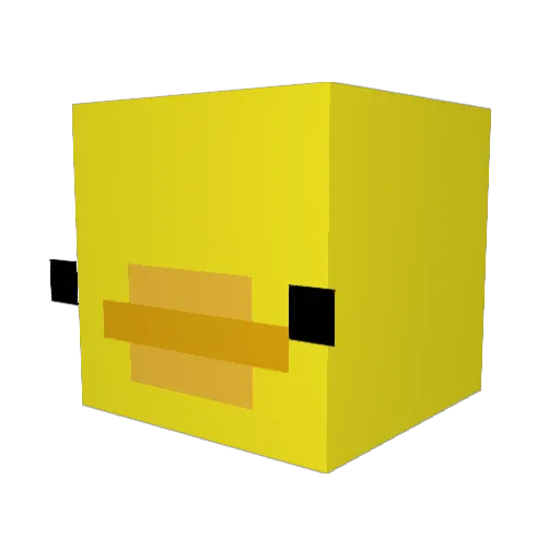 REDDOTMAN Minecraft avatar head, 3D render