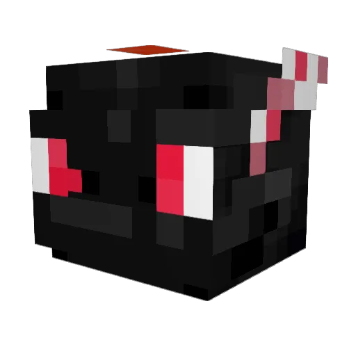 REDDRAGONKING56 Minecraft avatar head, 3D render