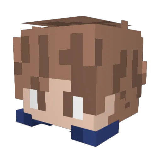 REDEMPTIONARY Minecraft avatar head, 3D render