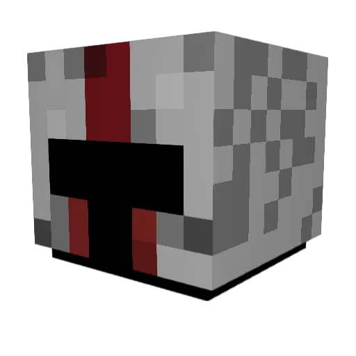 REDL1N3 Minecraft avatar head, 3D render