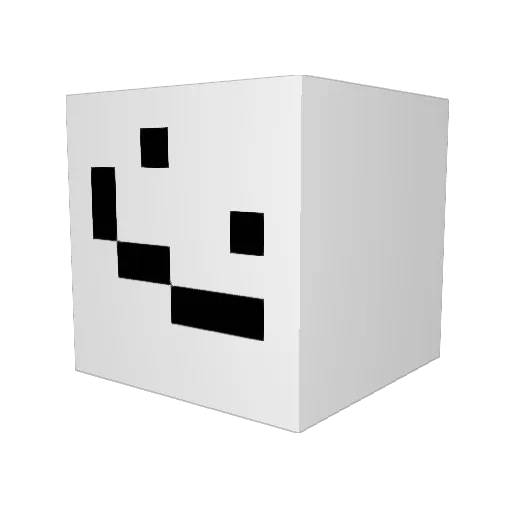 REDPENG2824 Minecraft avatar head, 3D render