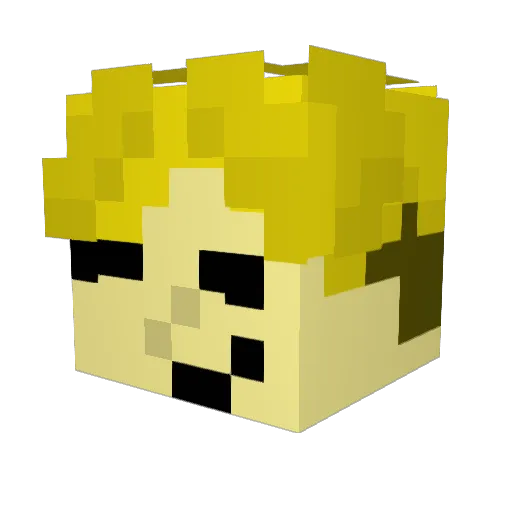 REDRUM82nd Minecraft avatar head, 3D render