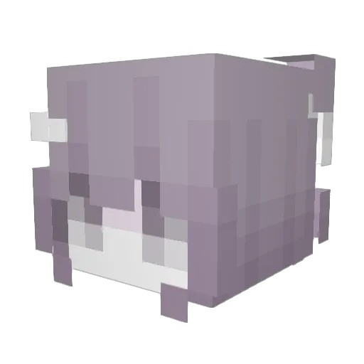 REDWU6743 Minecraft avatar head, 3D render