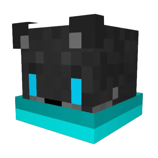 REESE_777 Minecraft avatar head, 3D render