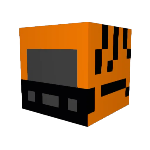 REESTIBS Minecraft avatar head, 3D render