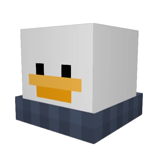 REGINALD432 Minecraft avatar head, 3D render