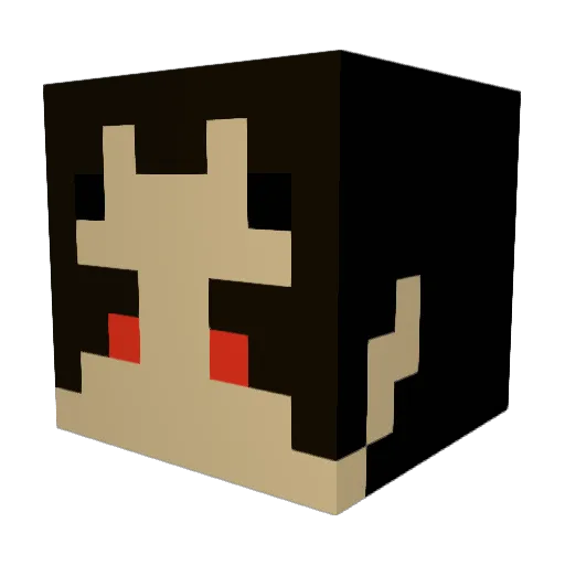 REGO_2020 Minecraft avatar head, 3D render