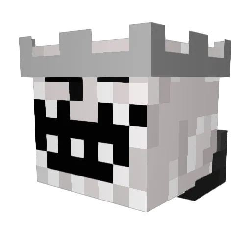 REIDELUS12 Minecraft avatar head, 3D render