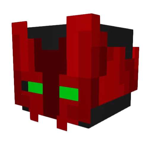 REIIVAJ Minecraft avatar head, 3D render