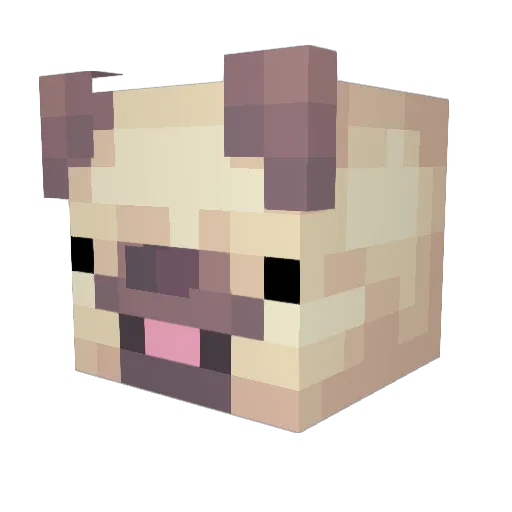REILOL Minecraft avatar head, 3D render