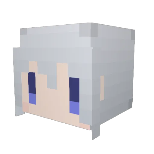 REINAKKO Minecraft avatar head, 3D render