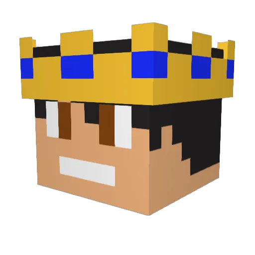 REI_jt Minecraft avatar head, 3D render