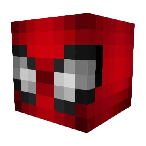REKCEJ Minecraft avatar head, 3D render