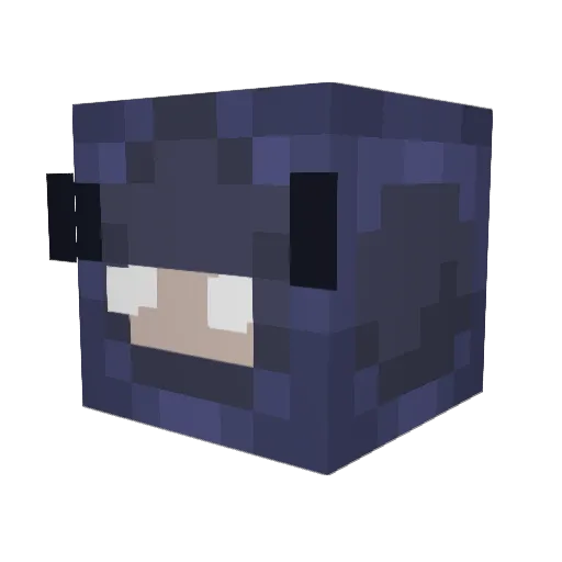 RELEXEON Minecraft avatar head, 3D render