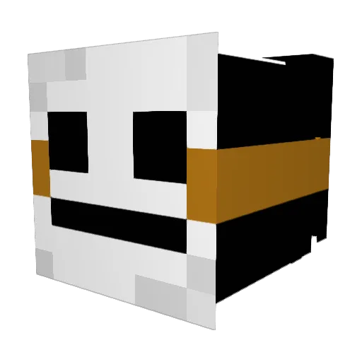 REMIXDT Minecraft avatar head, 3D render