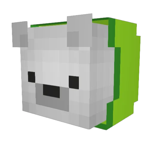REMSTAN30 Minecraft avatar head, 3D render