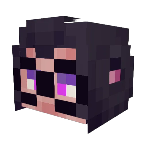 REM_sheep Minecraft avatar head, 3D render