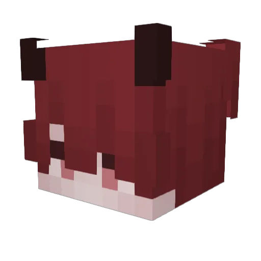 RENOCON Minecraft avatar head, 3D render