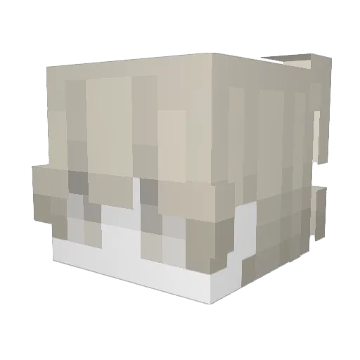 REON3855 Minecraft avatar head, 3D render