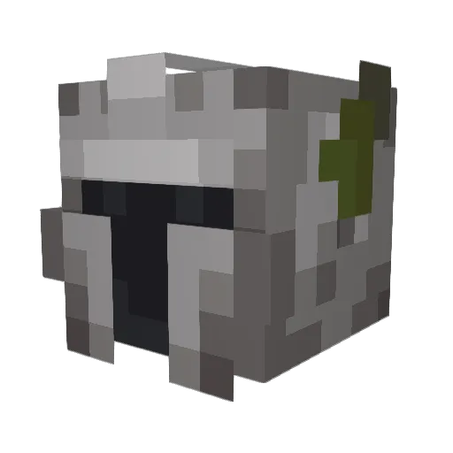 REPST Minecraft avatar head, 3D render