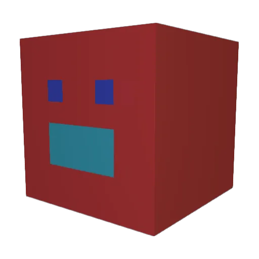 RESPIKT Minecraft avatar head, 3D render