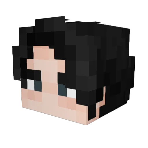 RETROGAMER468 Minecraft avatar head, 3D render