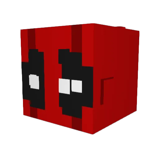 RETRORYx Minecraft avatar head, 3D render