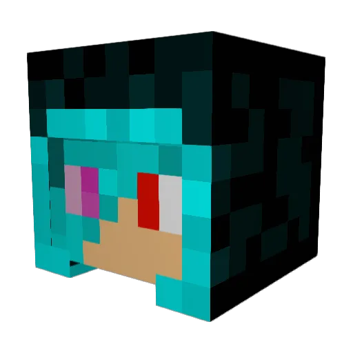 RETROSIAN_BRO Minecraft avatar head, 3D render