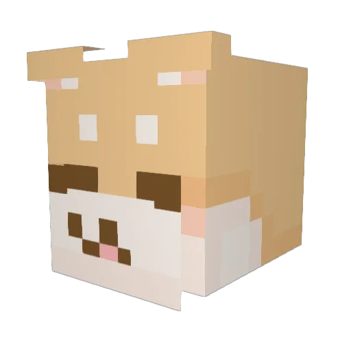 REVENTONE Minecraft avatar head, 3D render