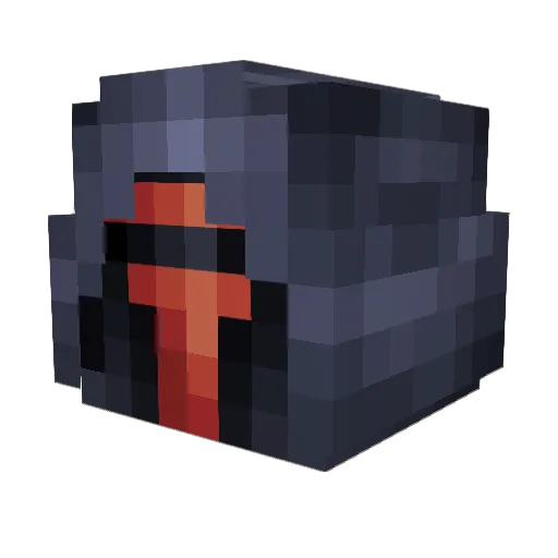 REVEN_V Minecraft avatar head, 3D render