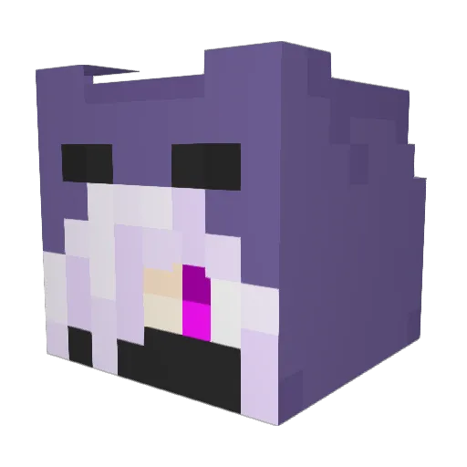 REVOLCHA Minecraft avatar head, 3D render