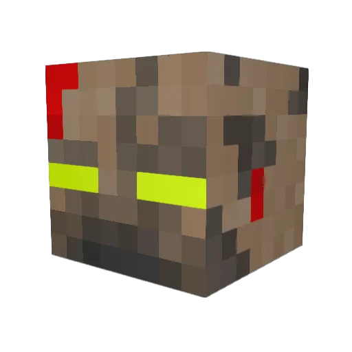 REXAGON812 Minecraft avatar head, 3D render