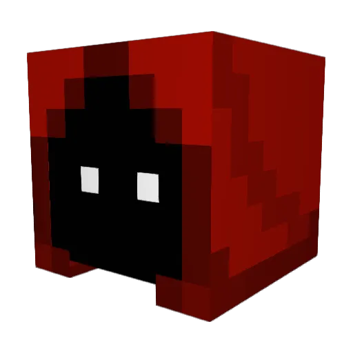 REXAMUSS Minecraft avatar head, 3D render