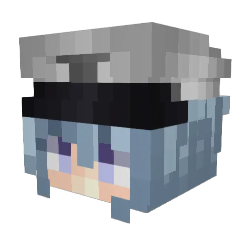 REXTQN Minecraft avatar head, 3D render