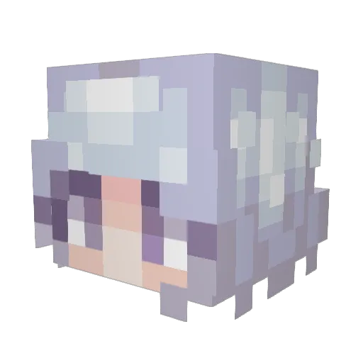RElena2012 Minecraft avatar head, 3D render